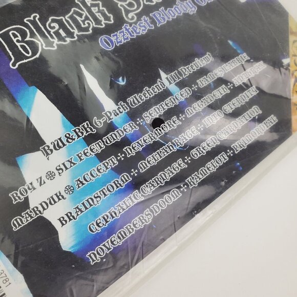 Black Sabbath Ozzy Osbourne Magazine BW&BK Ozzfest VTG 2005 Heavy Metal Sealed - Picture 7 of 9